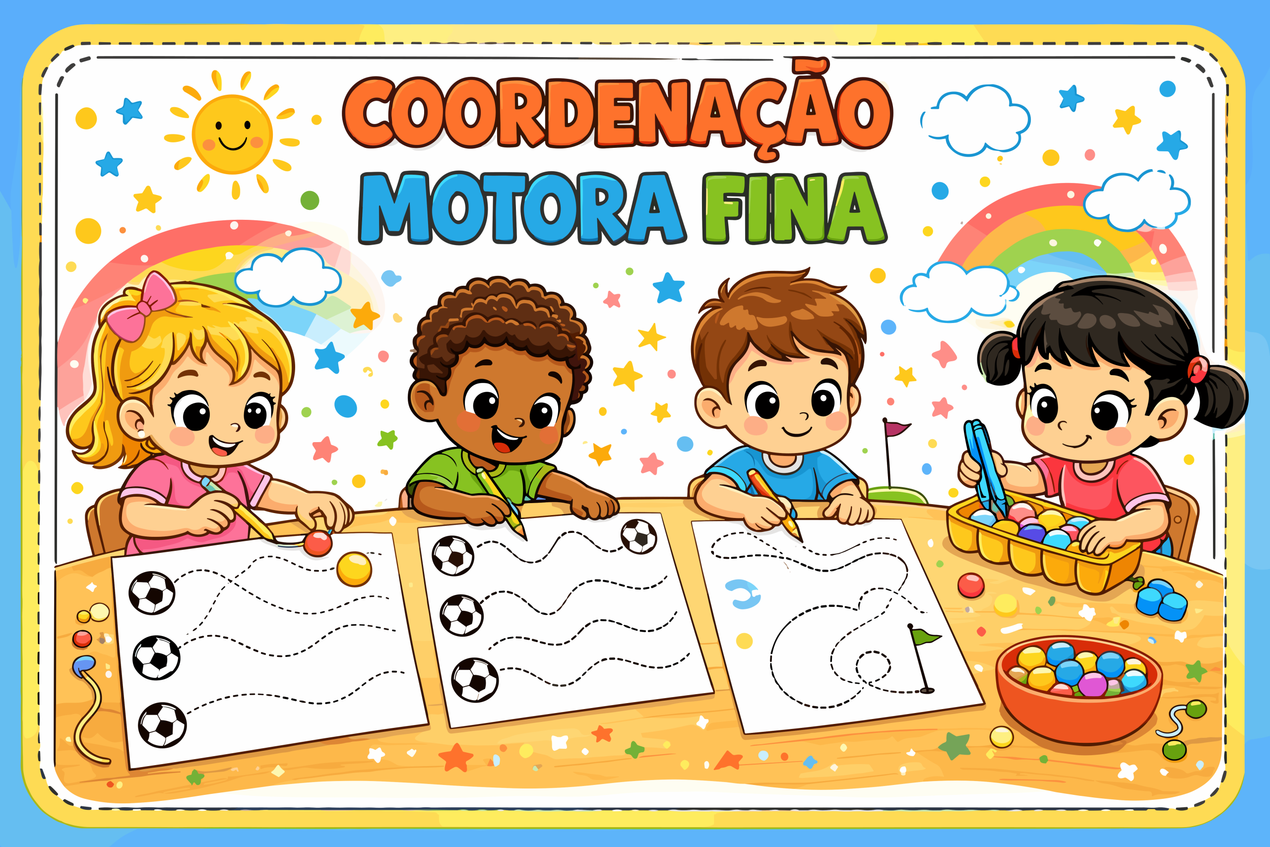 Coordenação Motora Fina - 10 páginas