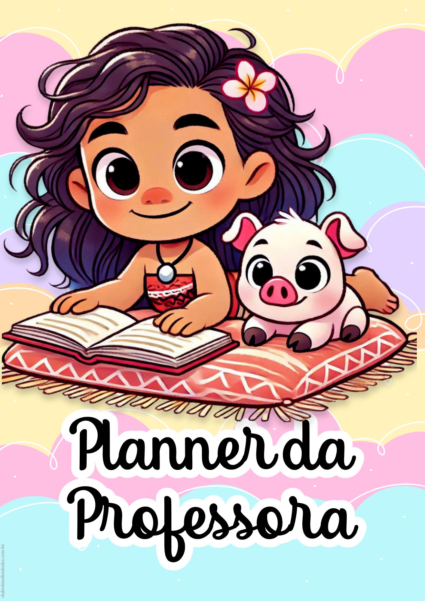 Planner Moana Baby para Professores