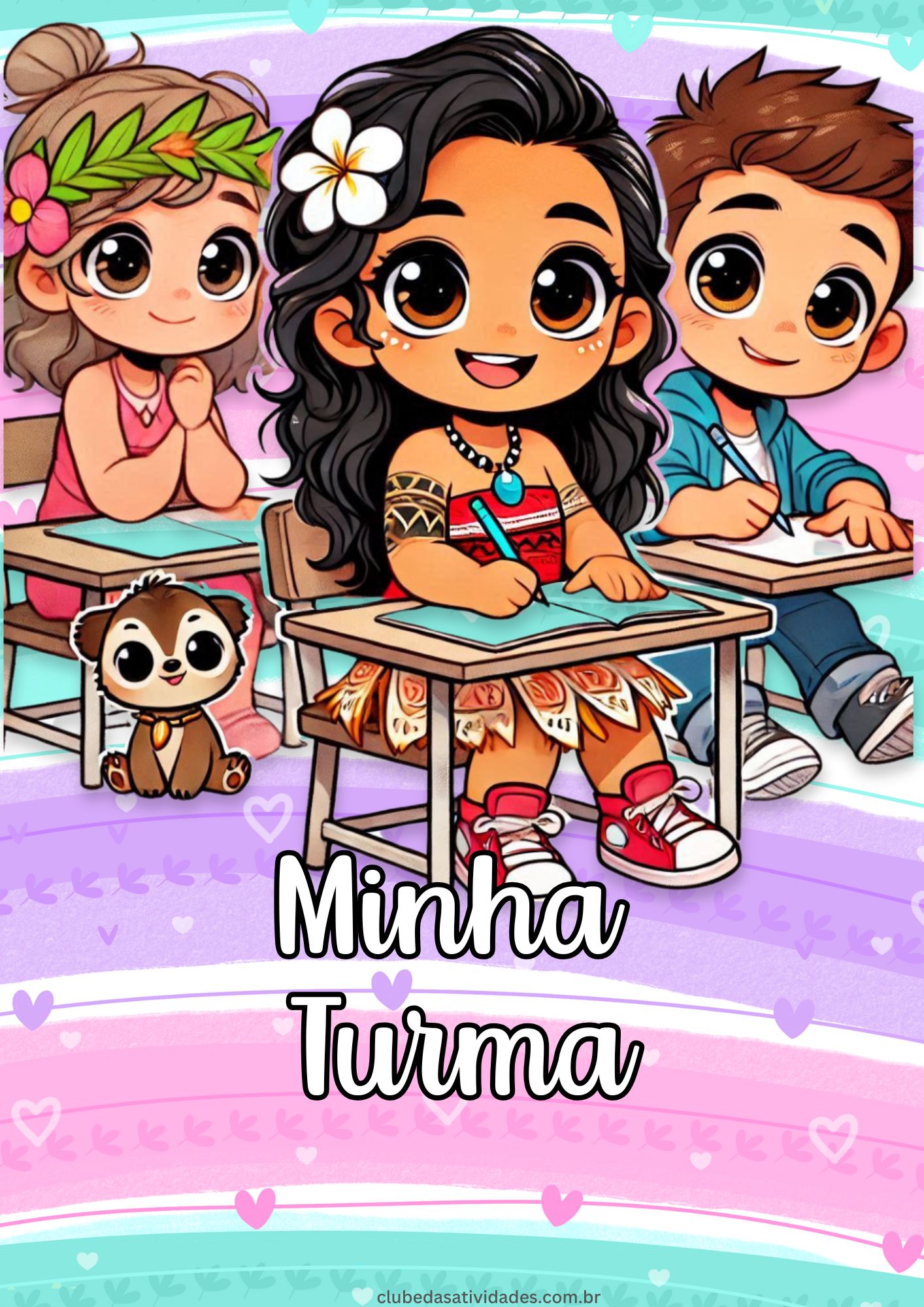 Planner Moana Baby para Professores