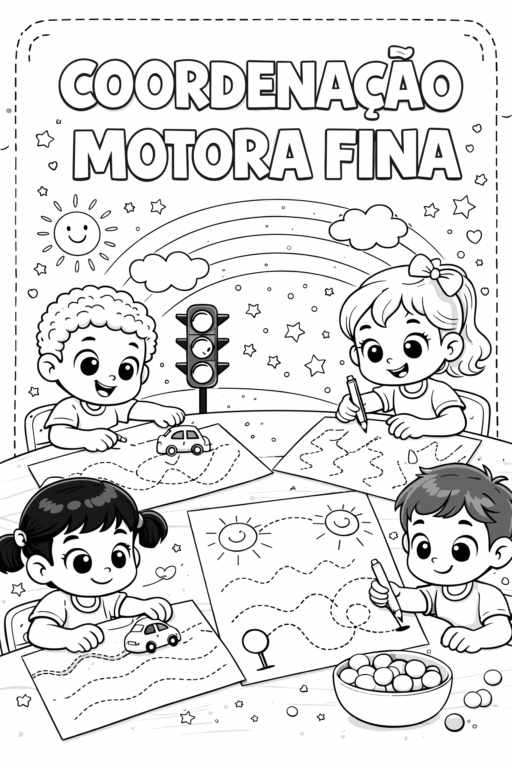COORDENAÇÃO MOTORA FINA - 11 PÁGINAS - Imagem 8