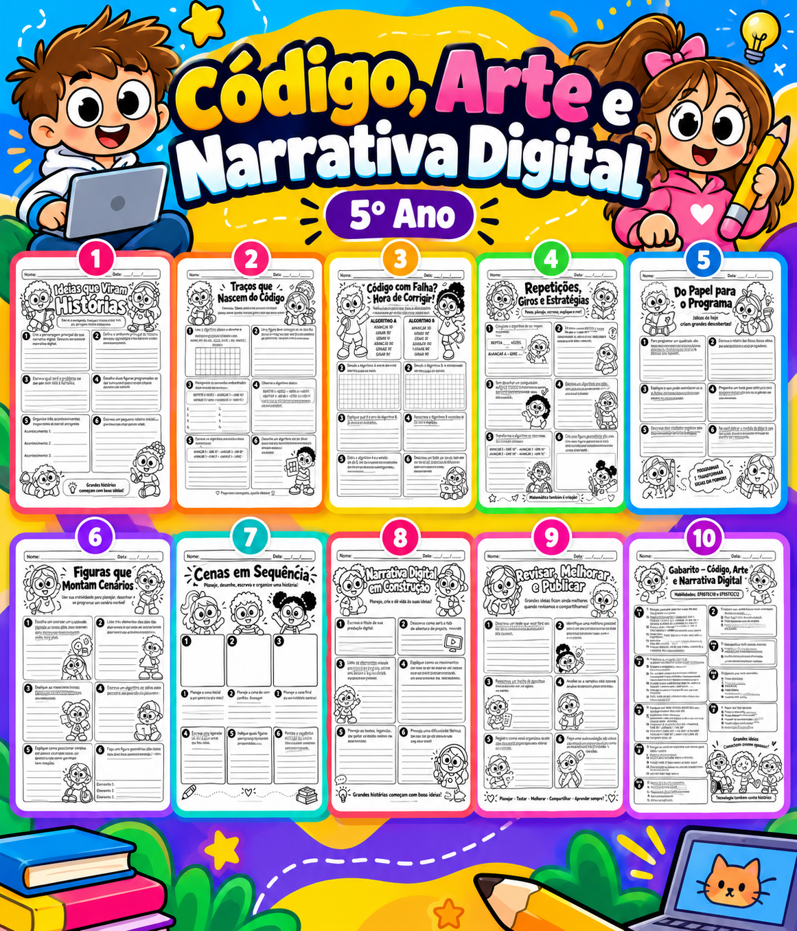 Código, Arte e Narrativa Digital – 5º Ano | Tecnologia e Inovação