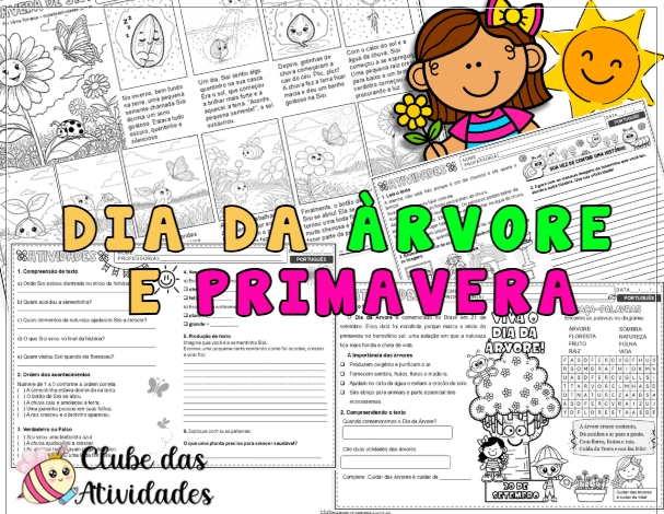Dia da árvore e Primavera com atividades
