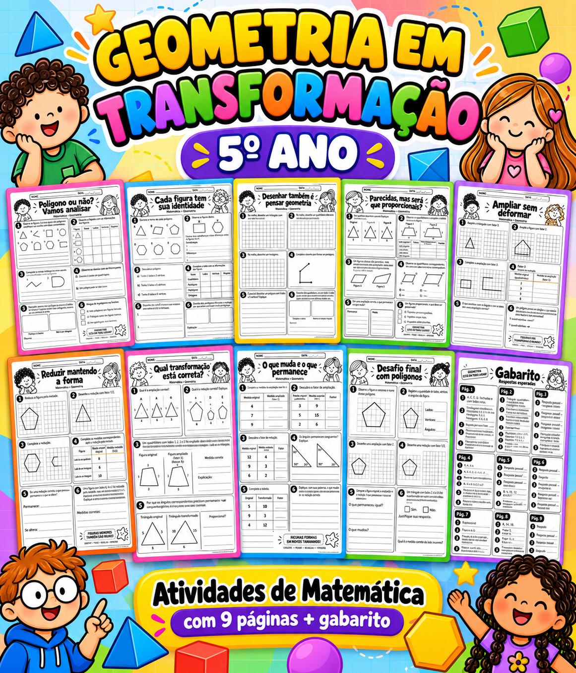 GEOMETRIA EM TRANSFORMAÇÃO – 5º ANO