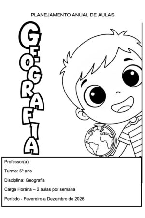 Planejamento de aulas - 5º ano – Geografia – 2 aulas por semana