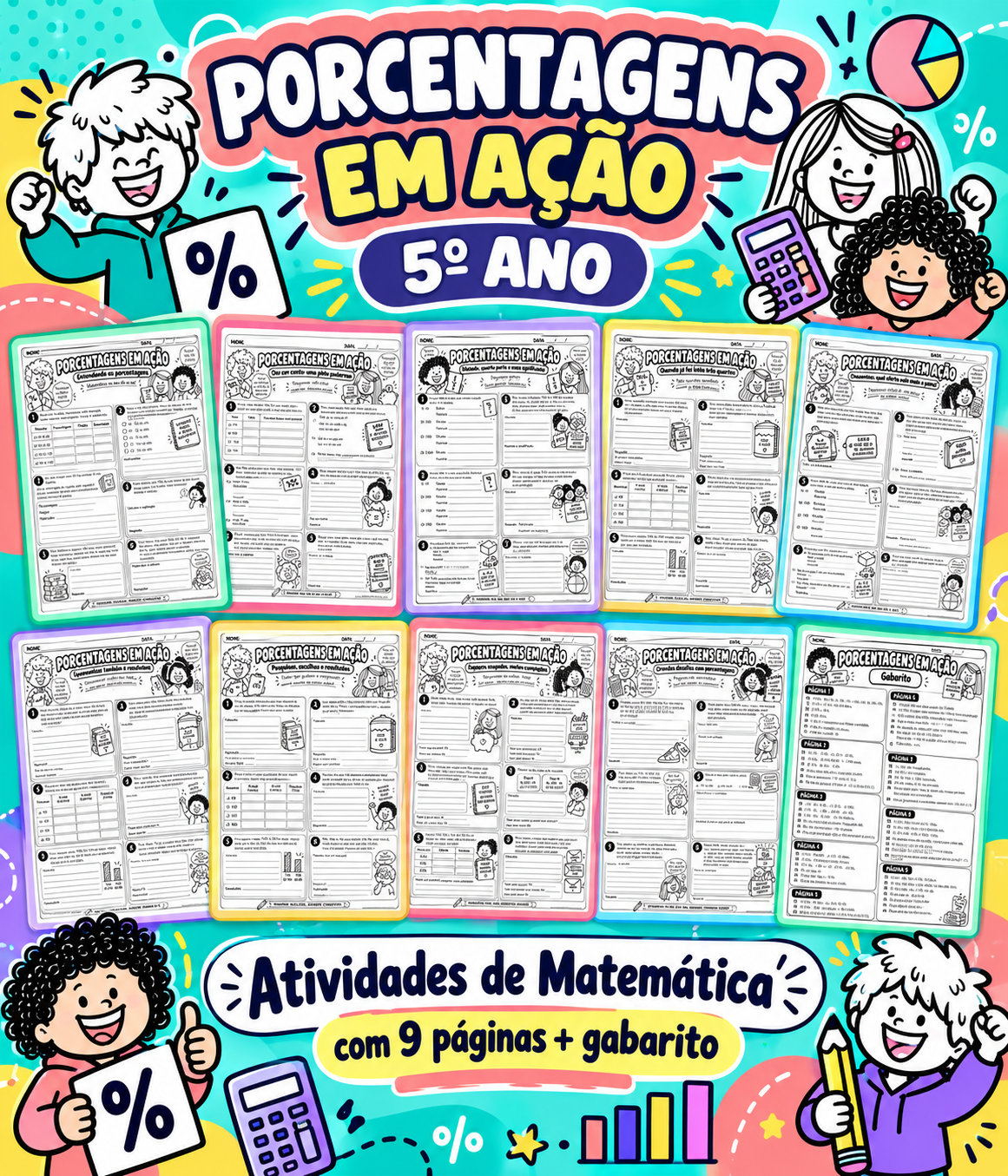 PORCENTAGENS EM AÇÃO – FRAÇÕES, CÁLCULOS E DECISÕES NO DIA A DIA | 5º ANO