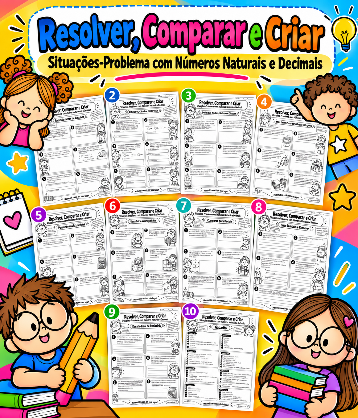 Resolver, Comparar e Criar – Situações-Problema com Números Naturais e Decimais | 5º Ano