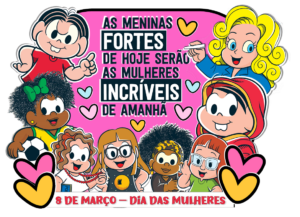 Painel Dia das Mulheres Turma da Mônica