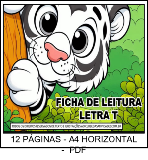 ficha leitura letra t