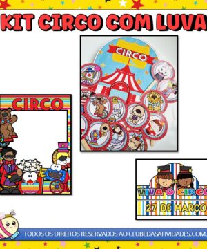kit circo com luva
