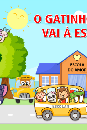 o gatinho Tom vai a escola